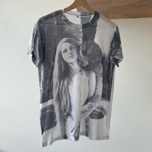 Graphic Black & White Lana Del Ray tee